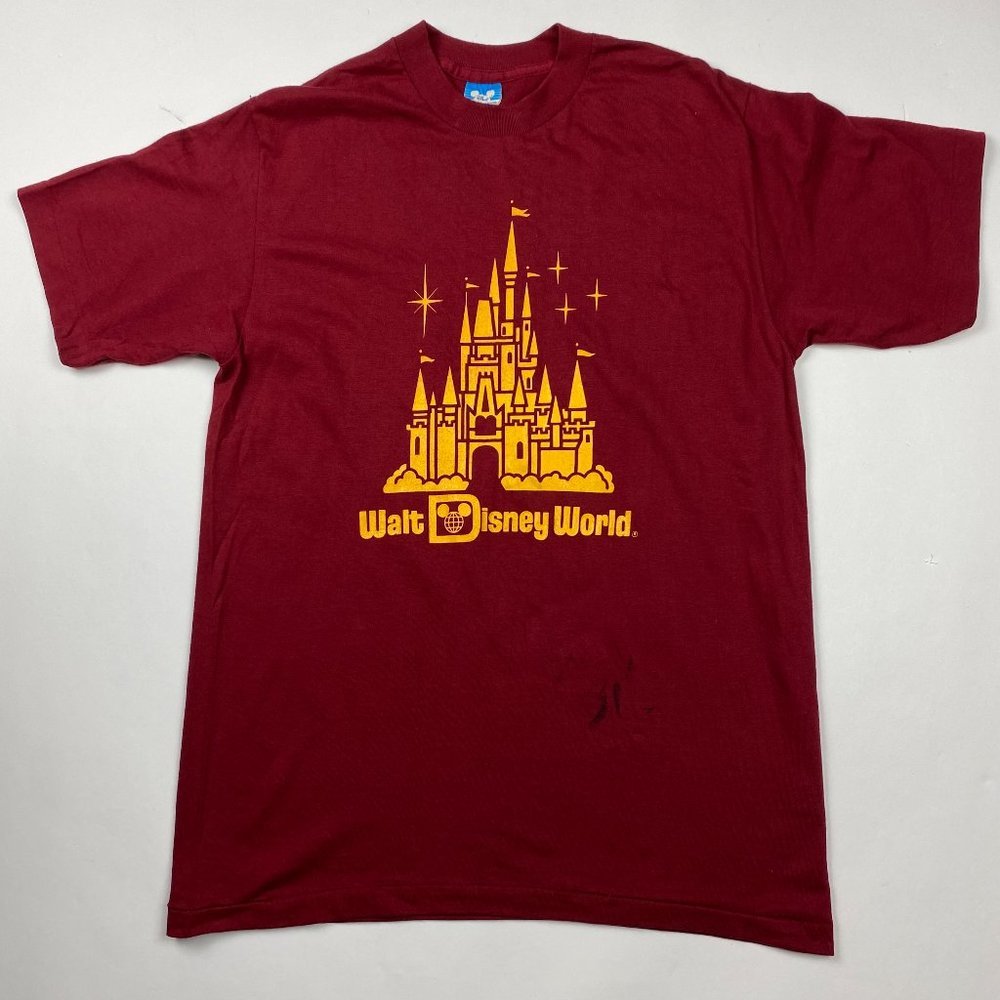 Vintage 80s Walt Disney World Magic Kingdom T Shirt Mens Medium Single Stitch